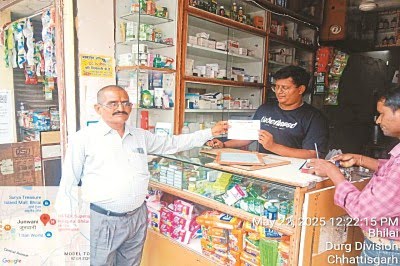 नगर निगम की सख्त कार्रवाई: भिलाई में सड़क-नाली पर कब्जा करने वालों से वसूले 69 हजार रुपये